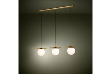 Takpendel Eglo Arenales Messing/Opalhvit med 3 Lamper - Belysning - Innendørsbelysning & Lamper - Taklampe - Pendellamper & Hengelamper