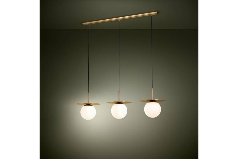 Takpendel Eglo Arenales Messing/Opalhvit med 3 Lamper - Belysning - Innendørsbelysning & Lamper - Taklampe - Pendellamper & Hengelamper