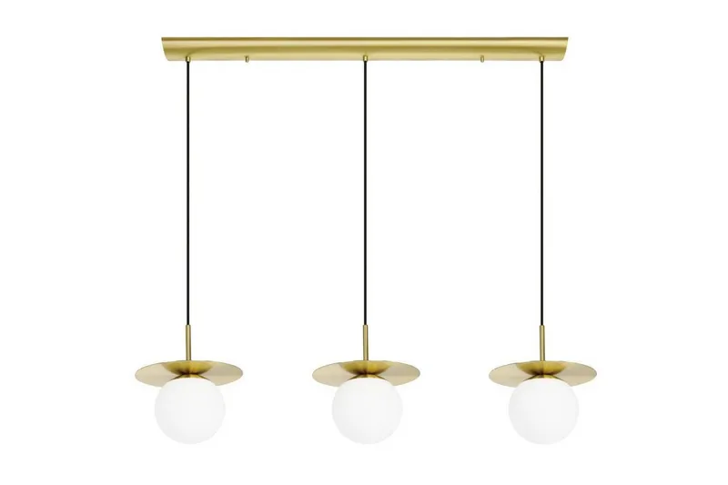 Takpendel Eglo Arenales Messing/Opalhvit med 3 Lamper, undefined
