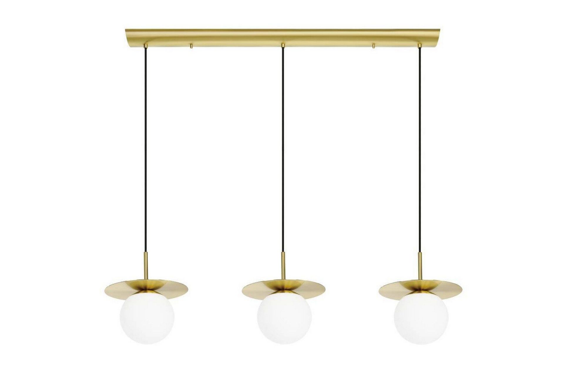 Takpendel Eglo Arenales Messing/Opalhvit med 3 Lamper -