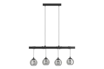 Takpendel Eglo Argallo Svart/Gjennomsiktig med 4 Lamper - Belysning - Innendørsbelysning & Lamper - Taklampe - Pendellamper & Hengelamper