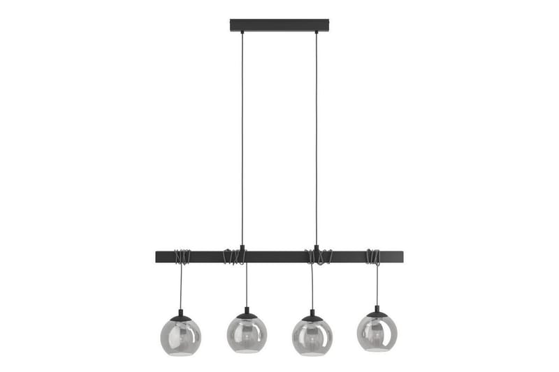 Takpendel Eglo Argallo Svart/Gjennomsiktig med 4 Lamper - Belysning - Innendørsbelysning & Lamper - Taklampe - Pendellamper & Hengelamper