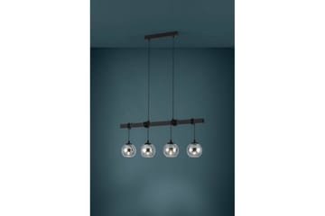 Takpendel Eglo Argallo Svart/Gjennomsiktig med 4 Lamper - Belysning - Innendørsbelysning & Lamper - Taklampe - Pendellamper & Hengelamper