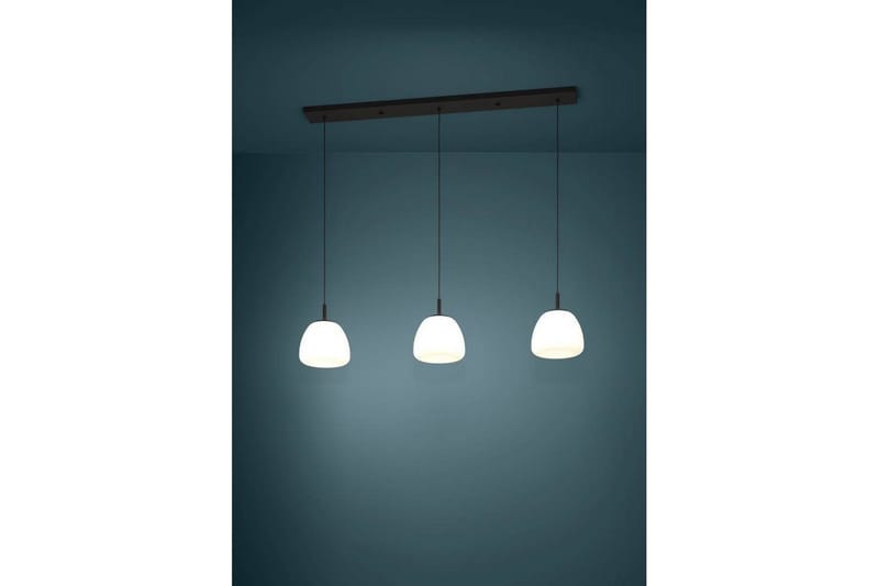 Takpendel Eglo Balmes Svart/Opalhvit med 3 Lamper - Belysning - Innendørsbelysning & Lamper - Taklampe - Pendellamper & Hengelamper