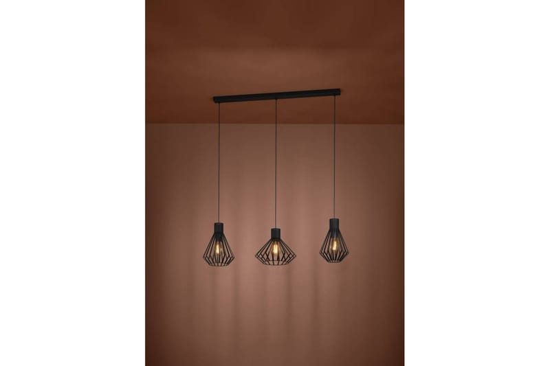 Takpendel Eglo Basidano Svart med 3 Lamper - Belysning - Innendørsbelysning & Lamper - Taklampe - Pendellamper & Hengelamper
