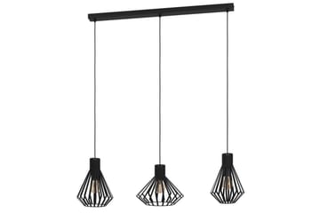 Takpendel Eglo Basidano Svart med 3 Lamper - Belysning - Innendørsbelysning & Lamper - Taklampe - Pendellamper & Hengelamper
