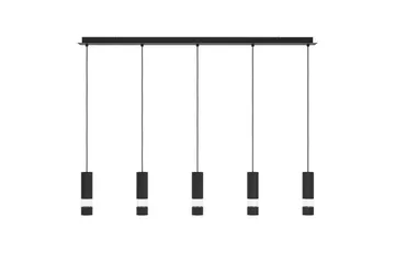 Takpendel Eglo Bernabeta Svart med 5 Lamper - Belysning - Innendørsbelysning & Lamper - Taklampe - Pendellamper & Hengelamper