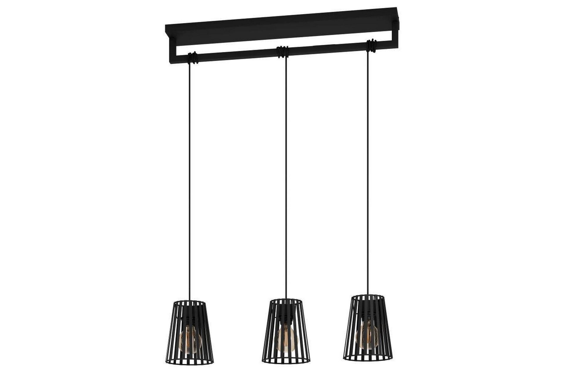 Takpendel Eglo Bogota Svart med 3 Lamper -
