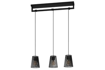 Takpendel Eglo Bogota Svart med 3 Lamper - Belysning - Innendørsbelysning & Lamper - Taklampe - Pendellamper & Hengelamper