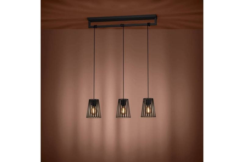 Takpendel Eglo Bogota Svart med 3 Lamper - Belysning - Innendørsbelysning & Lamper - Taklampe - Pendellamper & Hengelamper