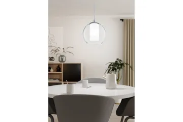 Takpendel Eglo Bolsano - Hvit/Krom - Belysning - Innendørsbelysning & Lamper - Taklampe - Pendellamper & Hengelamper