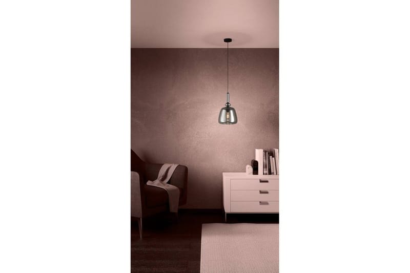 Takpendel Eglo Bovino Svart/Gjennomsiktig - Belysning - Innendørsbelysning & Lamper - Taklampe - Pendellamper & Hengelamper