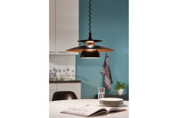 Takpendel Eglo Brenda Høydejusterbar Svart, Kobber - Svart/Kobber - Belysning - Innendørsbelysning & Lamper - Taklampe - Pendellamper & Hengelamper
