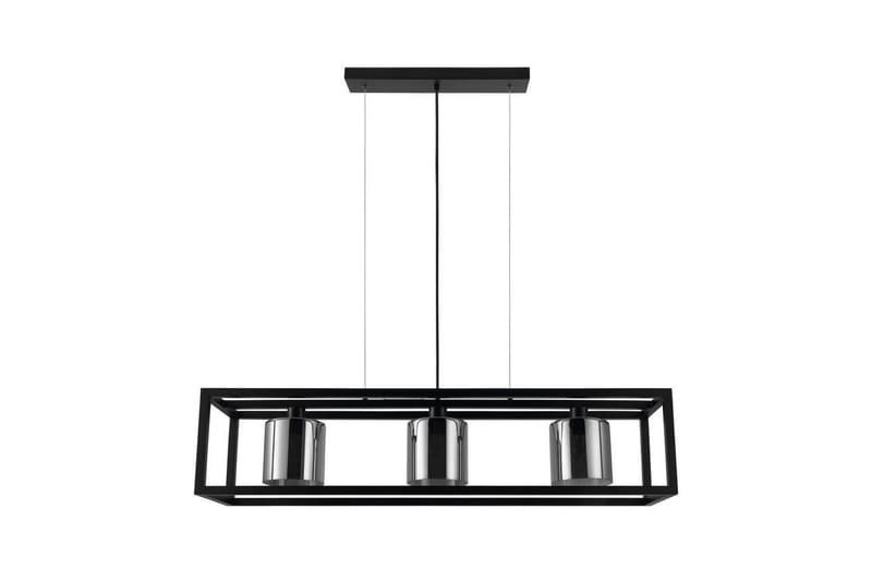 Takpendel Eglo Brisling Svart/Transparent Ramme med 3 Lamper - Belysning - Innendørsbelysning & Lamper - Taklampe - Pendellamper & Hengelamper