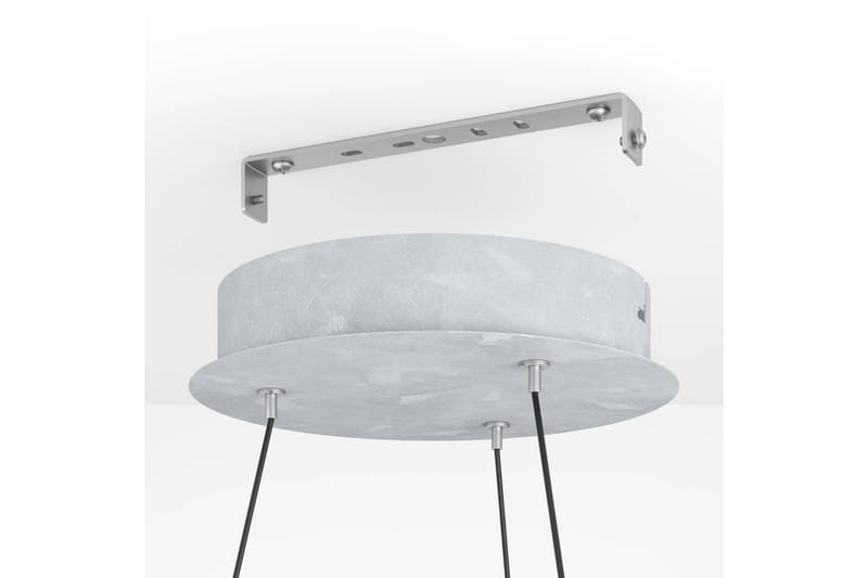 Takpendel Eglo Cadinaro Grå/Tre Rundell - Belysning - Innendørsbelysning & Lamper - Taklampe - Pendellamper & Hengelamper