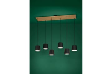Takpendel Eglo Camarioca Svart/Tre med 5 Lamper - Belysning - Innendørsbelysning & Lamper - Taklampe - Pendellamper & Hengelamper
