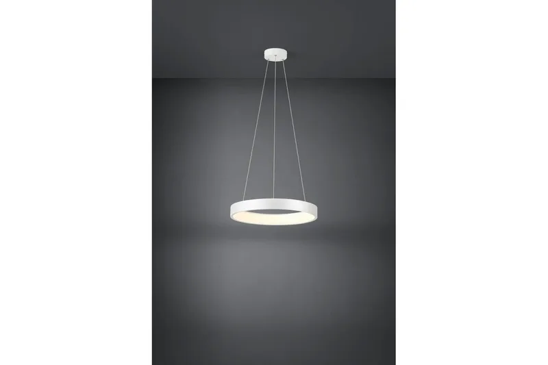 Takpendel Eglo Campo Rosso Hvit Rundell - Belysning - Innendørsbelysning & Lamper - Taklampe - Pendellamper & Hengelamper