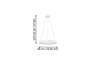 Takpendel Eglo Campo Rosso Hvit Rundell - Belysning - Innendørsbelysning & Lamper - Taklampe - Pendellamper & Hengelamper