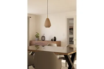 Takpendel Eglo Caprarola - Beige/Messing - Belysning - Innendørsbelysning & Lamper - Taklampe - Pendellamper & Hengelamper