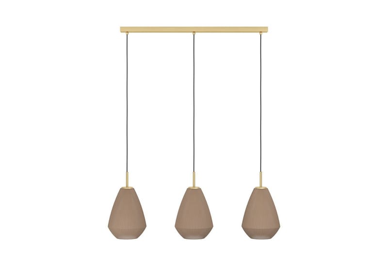 Takpendel Eglo Caprarola med 3 Lamper - Messing - Belysning - Innendørsbelysning & Lamper - Taklampe - Pendellamper & Hengelamper