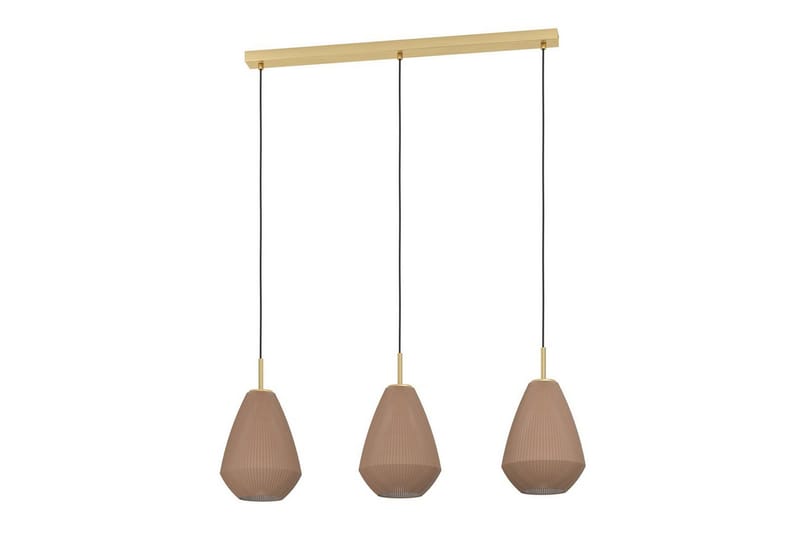 Takpendel Eglo Caprarola med 3 Lamper, Messing