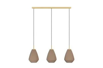 Takpendel Eglo Caprarola med 3 Lamper - Messing - Belysning - Innendørsbelysning & Lamper - Taklampe - Pendellamper & Hengelamper