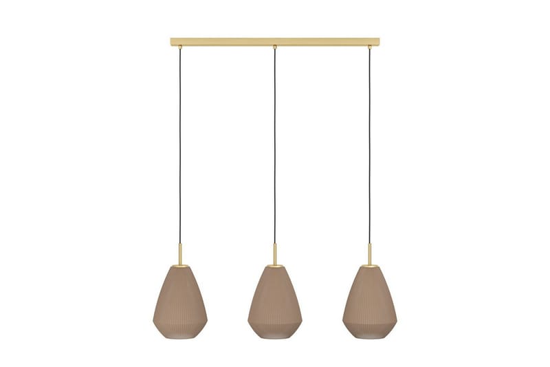 Takpendel Eglo Caprarola med 3 Lamper - Messing - Belysning - Innendørsbelysning & Lamper - Taklampe - Pendellamper & Hengelamper
