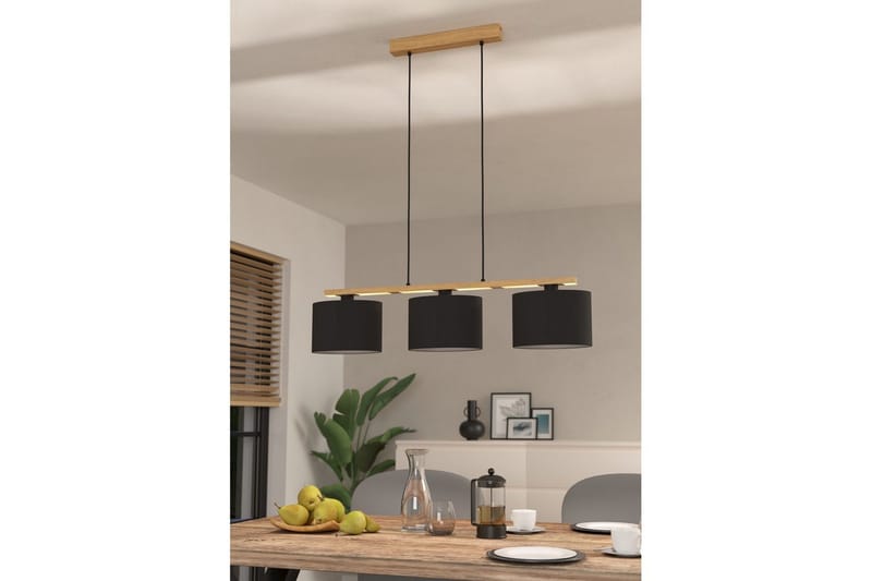 Takpendel Eglo Castralvo - Svart/Brun - Belysning - Innendørsbelysning & Lamper - Taklampe - Pendellamper & Hengelamper