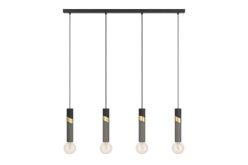 Takpendel Eglo Cedral Svart/Messing med 4 Lamper - Belysning - Innendørsbelysning & Lamper - Taklampe - Pendellamper & Hengelamper