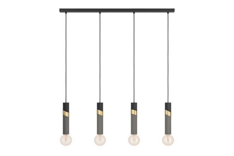 Takpendel Eglo Cedral Svart/Messing med 4 Lamper - Belysning - Innendørsbelysning & Lamper - Taklampe - Pendellamper & Hengelamper