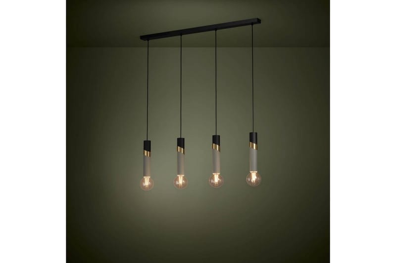 Takpendel Eglo Cedral Svart/Messing med 4 Lamper - Belysning - Innendørsbelysning & Lamper - Taklampe - Pendellamper & Hengelamper