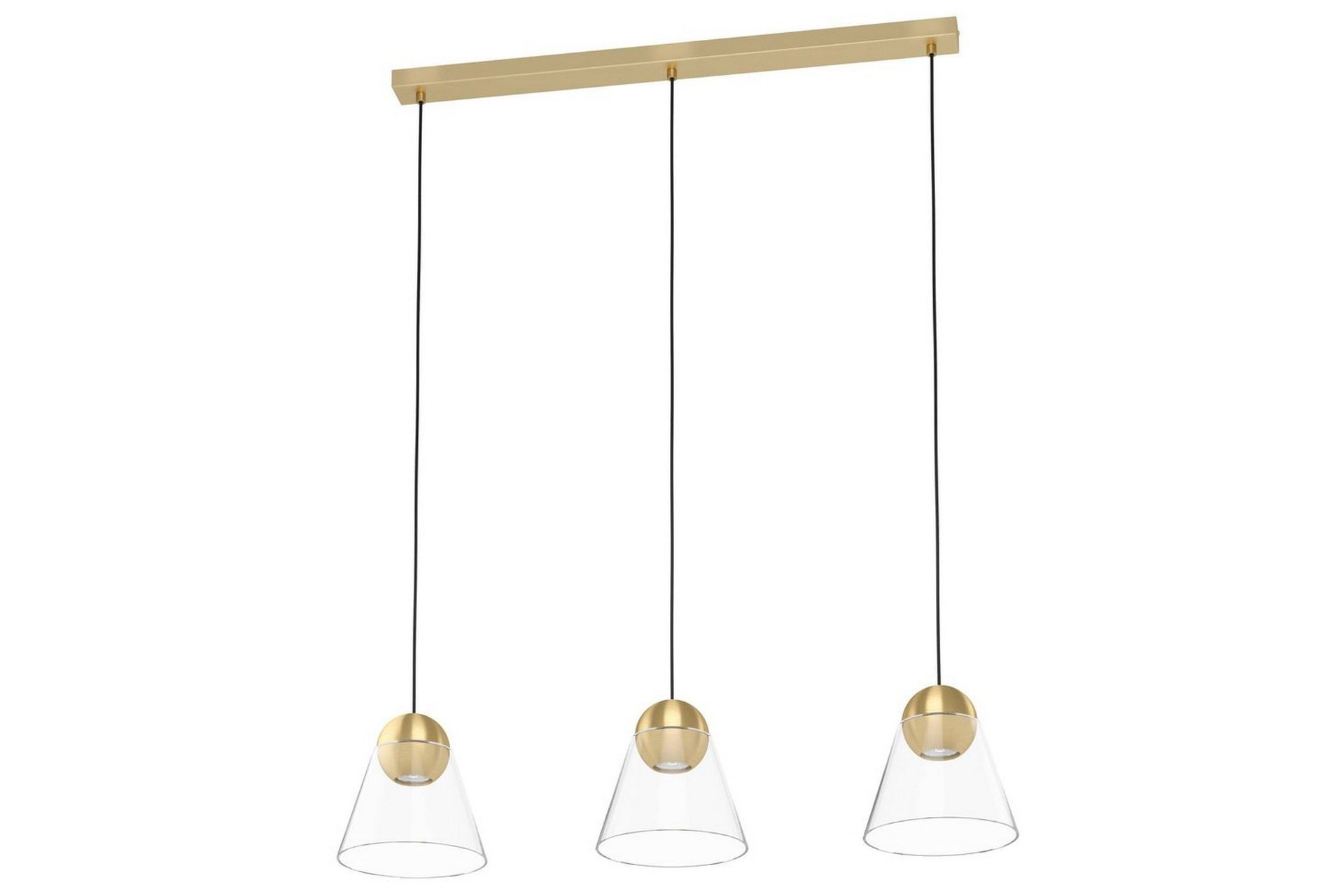 Takpendel Eglo Cerasella med 3 Lamper - Messing/Gull