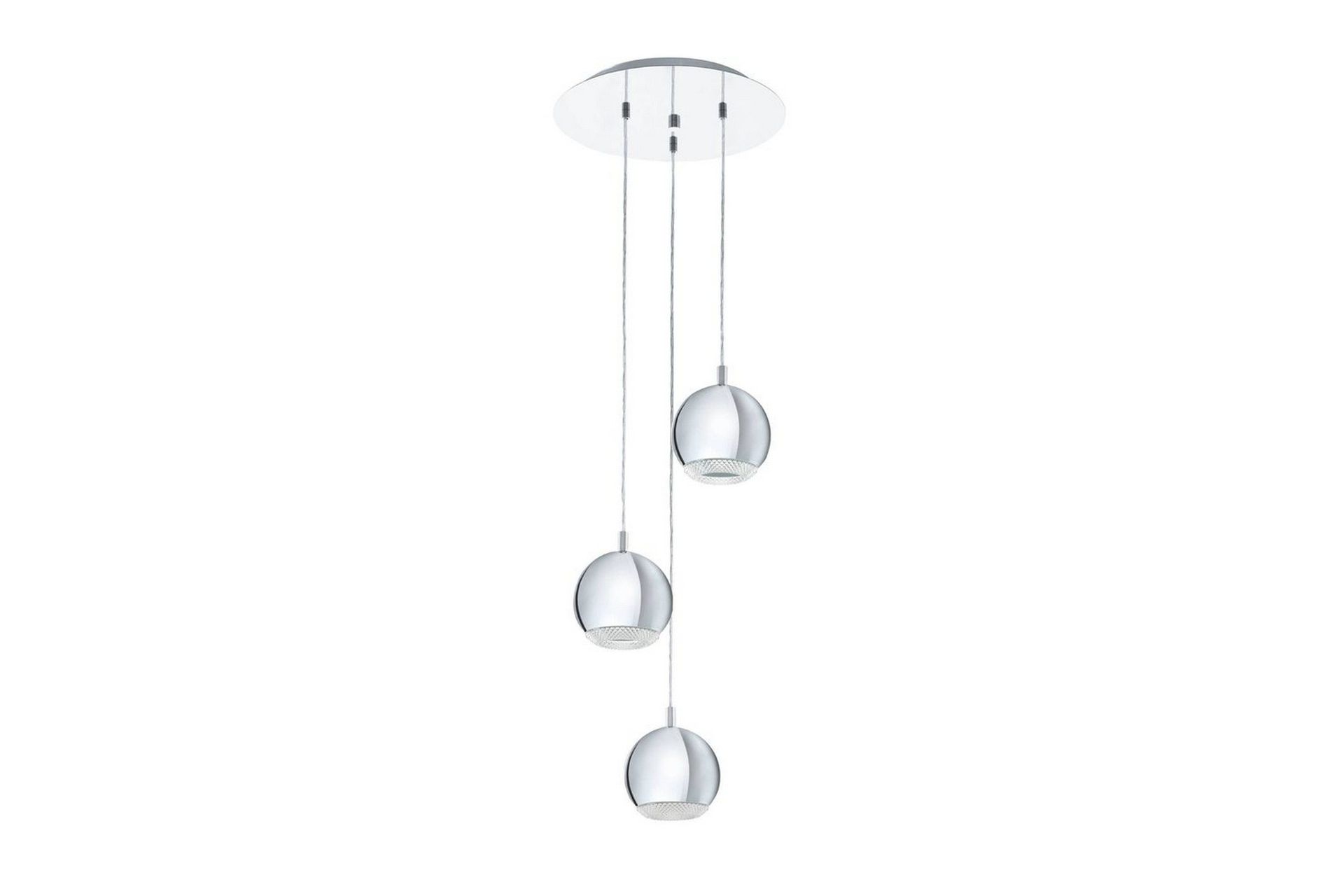 Takpendel Eglo Conessa med 3 Lamper - Krom