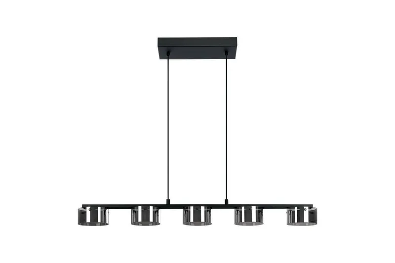 Takpendel Eglo Copillos Svart/Transparent med 5 Lamper, undefined