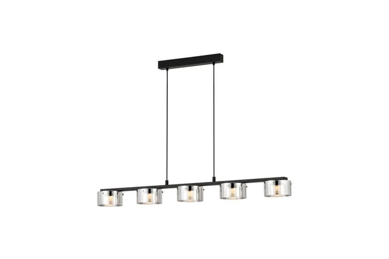 Takpendel Eglo Copillos Svart/Transparent med 5 Lamper - Belysning - Innendørsbelysning & Lamper - Taklampe - Pendellamper & Hengelamper