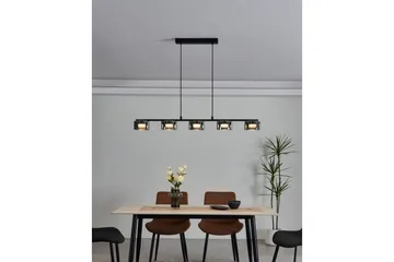 Takpendel Eglo Copillos Svart/Transparent med 5 Lamper - Belysning - Innendørsbelysning & Lamper - Taklampe - Pendellamper & Hengelamper