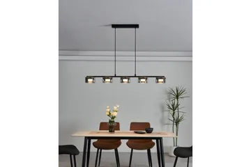 Takpendel Eglo Copillos Svart/Transparent med 5 Lamper - Belysning - Innendørsbelysning & Lamper - Taklampe - Pendellamper & Hengelamper