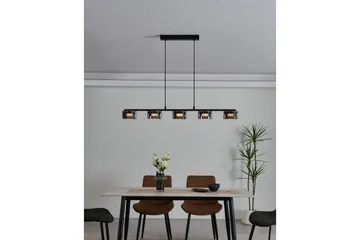Takpendel Eglo Copillos Svart/Transparent med 5 Lamper - Belysning - Innendørsbelysning & Lamper - Taklampe - Pendellamper & Hengelamper
