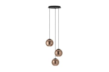Takpendel Eglo Cordoba Rondell Svart/Kobber med 3 Lamper - Belysning - Innendørsbelysning & Lamper - Taklampe - Pendellamper & Hengelamper