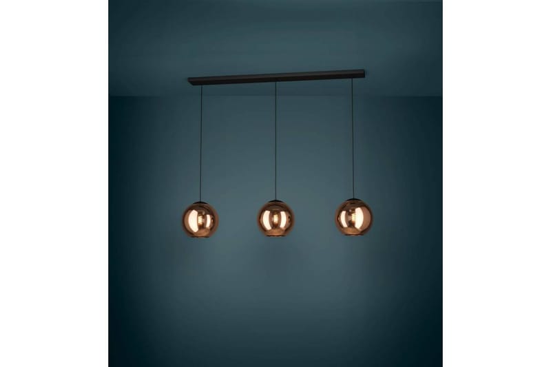 Takpendel Eglo Cordoba Svart/Kobber med 3 Lamper - Belysning - Innendørsbelysning & Lamper - Taklampe - Pendellamper & Hengelamper