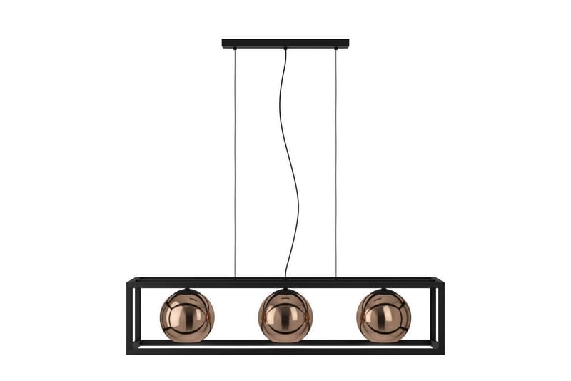 Takpendel Eglo Cordoba Svart/Kobber Ramme med 3 Lamper - Belysning - Innendørsbelysning & Lamper - Taklampe - Pendellamper & Hengelamper