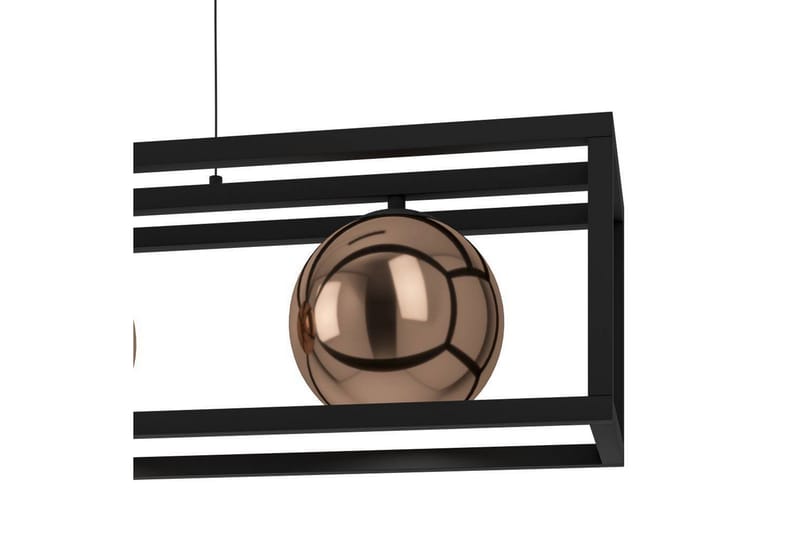 Takpendel Eglo Cordoba Svart/Kobber Ramme med 3 Lamper - Belysning - Innendørsbelysning & Lamper - Taklampe - Pendellamper & Hengelamper