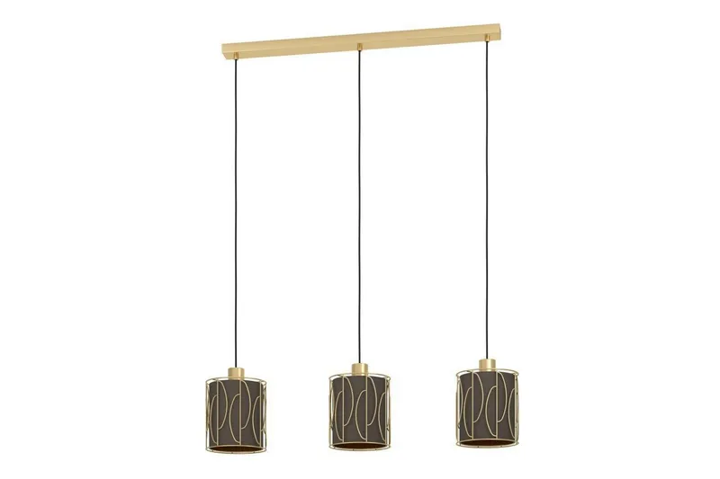 Takpendel Eglo Corojal Cappuccino/Messing med 3 Lamper, undefined