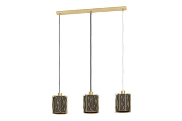 Takpendel Eglo Corojal Cappuccino/Messing med 3 Lamper - Belysning - Innendørsbelysning & Lamper - Taklampe - Pendellamper & Hengelamper