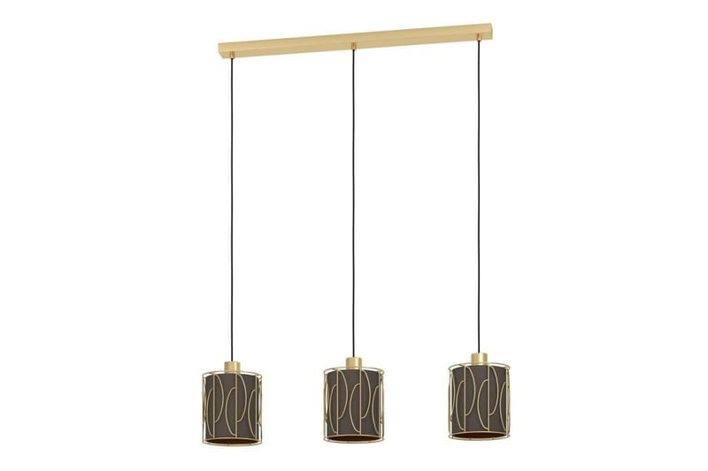 Takpendel Eglo Corojal Cappuccino/Messing med 3 Lamper, undefined