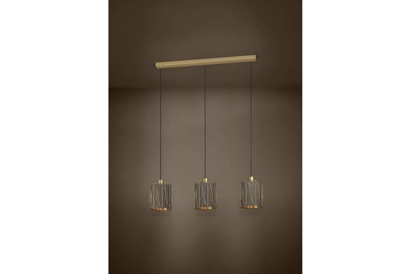 Takpendel Eglo Corojal Cappuccino/Messing med 3 Lamper - Belysning - Innendørsbelysning & Lamper - Taklampe - Pendellamper & Hengelamper