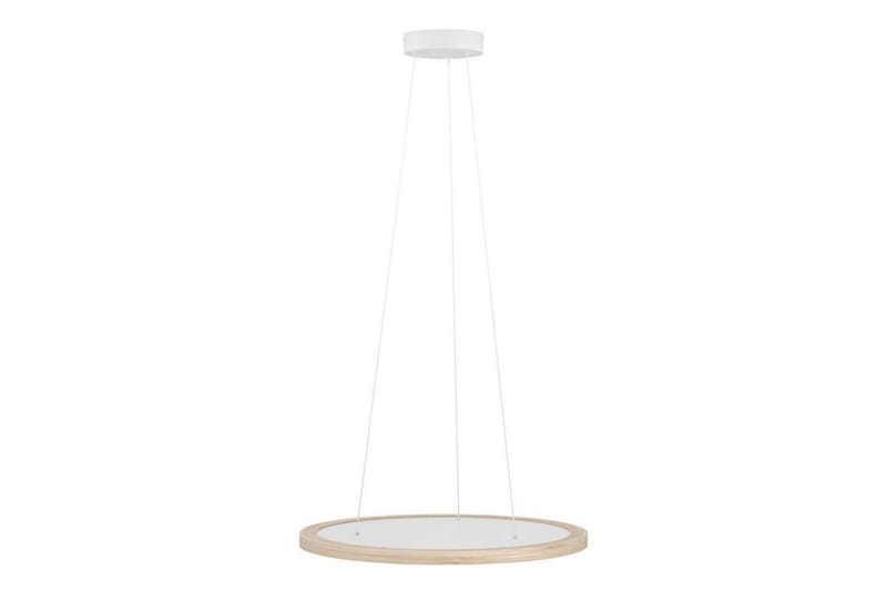 Takpendel Eglo Dehesa Rondell Hvit/Natur - Belysning - Innendørsbelysning & Lamper - Taklampe - Pendellamper & Hengelamper