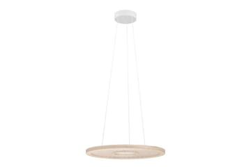 Takpendel Eglo Dehesa Rondell Hvit/Natur - Belysning - Innendørsbelysning & Lamper - Taklampe - Pendellamper & Hengelamper