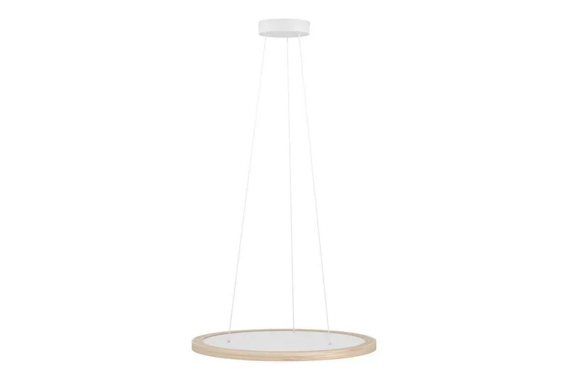 Takpendel Eglo Dehesa Rondell Hvit/Natur - Belysning - Innendørsbelysning & Lamper - Taklampe - Pendellamper & Hengelamper