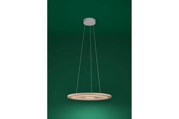 Takpendel Eglo Dehesa Rondell Hvit/Natur - Belysning - Innendørsbelysning & Lamper - Taklampe - Pendellamper & Hengelamper